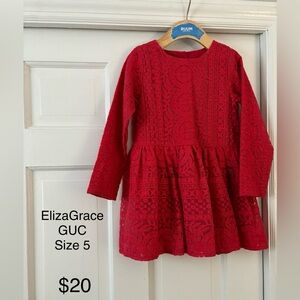 Eliza Grace red dress
